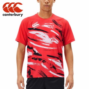 カンタベリー CANTERBURY メンズ ラグビーウェア シャツ トレーニングティー レッド RG34005 65 TRAINING TEE 半袖 Tシャツ トップス