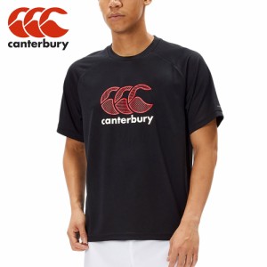 カンタベリー CANTERBURY メンズ ラグビーウェア シャツ トレーニングティー ブラック RG34007 19 TRAINING TEE 半袖 Tシャツ トップス