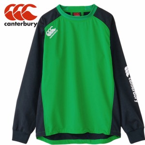 カンタベリー CANTERBURY メンズ ラグビーウェア シャツ プラクティスプルオーバー ケリーグリーン RG73703 48 PRACTICE PULLOVER 長袖