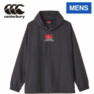 カンタベリー CANTERBURY メンズ ラグビーシェルフーディ ブラック RG74011 19 RUGBY SHELL HOODY プルオーバー パーカー アウター