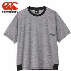 カンタベリー CANTERBURY メンズ レディース ラグビーウェア シャツ アールプラス ワークアウトビッグティー チャコールグレー RP34074