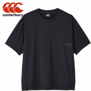 カンタベリー CANTERBURY メンズ レディース ラグビーウェア シャツ アールプラス ワークアウトビッグティー ブラック RP34074 19 R＋