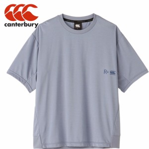 カンタベリー CANTERBURY メンズ レディース ラグビーウェア シャツ アールプラス ワークアウトビッグティー ブルーグレー RP34074 20