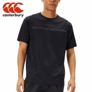 カンタベリー CANTERBURY メンズ ラグビーウェア シャツ アールプラス ワークアウトティー ブラック RP34075 19 R＋ WORKOUT TEE 半袖