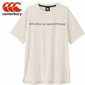 カンタベリー CANTERBURY メンズ ラグビーウェア シャツ アールプラス ワークアウトティー アイボリー RP34075 30 R＋ WORKOUT TEE 半袖