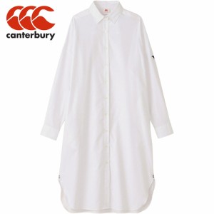 カンタベリー CANTERBURY レディース 長袖ポロシャツ ロングスリーブシャツ ワンピース ホワイト WA44315 10 W’S L/S SHIRT ONEPIECE