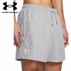 アンダーアーマー UNDER ARMOUR メンズ トレーニングウェア ショートパンツ ウーブン バレーショーツ モッドグレー/ホワイト 1377191