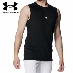 アンダーアーマー UNDER ARMOUR メンズ 野球ウェア アンダーシャツ ヒートギア コンフォート フィッティド スリーブレス クルーネック