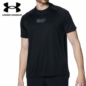 アンダーアーマー UNDER ARMOUR メンズ 野球ウェア 練習用シャツ テック ショートスリーブTシャツ ブラック 1384737 001 半袖シャツ