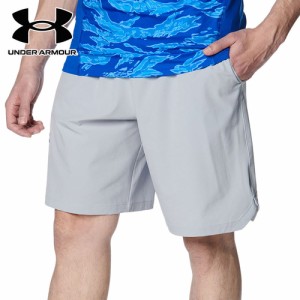 アンダーアーマー UNDER ARMOUR メンズ 野球ウェア 練習用パンツ ウーブンショーツ モッドグレー/ブラック 1384740 011 ショートパンツ