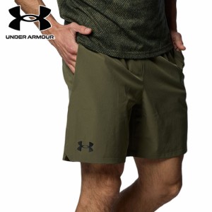 アンダーアーマー UNDER ARMOUR メンズ トレーニングウェア ショートパンツ ウーブン 7インチ ショーツ マリンODグリーン 1384809 390