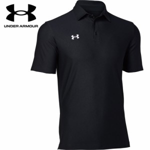 アンダーアーマー UNDER ARMOUR メンズ レディース トレーニングウェア シャツ チーム アーマー ポロ ブラック 1384776 001 半袖シャツ