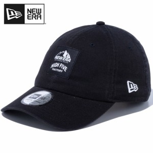 ニューエラ NEW ERA メンズ レディース キャップ カジュアルクラシック HIGH FIVE FACTORY ウーブンラベル ブラック 13526905 BLK