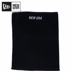 ニューエラ NEW ERA フリース ネックウォーマー ロング ブラック×ホワイト 12541389 ボアフリース 防寒 通勤 通学 学生 自転車 バイク