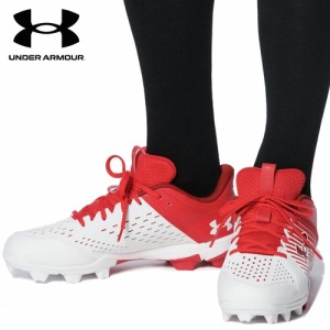 アンダーアーマー UNDER ARMOUR メンズ 野球 スパイク リードオフ ロー ラバーモールド レッド/ホワイト/レッド 3025589 600 野球ウェア