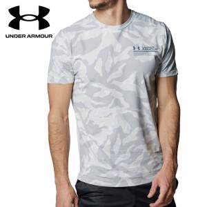 アンダーアーマー UNDER ARMOUR メンズ アイソチル プリント ショートスリーブTシャツ ハローグレー 1384792 014 トレーニングウェア