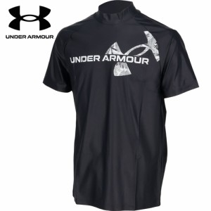 アンダーアーマー UNDER ARMOUR メンズ ゴルフウェア 半袖シャツ アイソチル ショートスリーブ モックネック シャツ