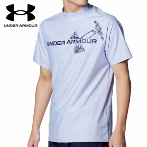 アンダーアーマー UNDER ARMOUR メンズ ゴルフウェア 半袖シャツ アイソチル ショートスリーブ モックネック シャツ