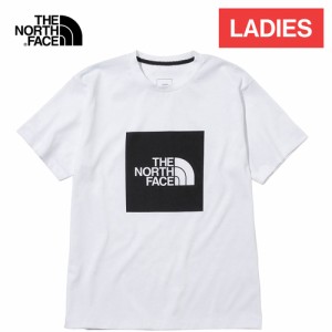 ザ・ノース・フェイス ノースフェイス レディース 半袖Tシャツ ショートスリーブカラードスクエアロゴティー ブラック NTW32351 K S/S