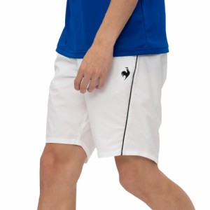 ルコック スポルティフ le coq sportif メンズ テニスウェア ゲームパンツ ハーフパンツ フレックス ホワイト QTMXJD90 WH テニス