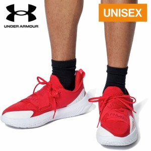 アンダーアーマー UNDER ARMOUR メンズ レディース バスケットボールシューズ フロー フューチャーX4 レッド/レーサーレッド/ホワイト