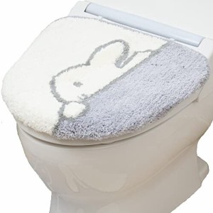 センコー ミッフィー ワンステップ トイレ ふたカバー 洗浄用 グレー キャラクター miffy アニマル 65210