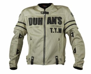 ドゥーハン(Duhan) バイクジャケット ライディングジャケット XLサイズ ベージュ 3シーズン 春夏秋用 905422