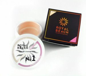 ROYAL BEACH(ロイヤルビーチ) ROYAL BEACH ロイヤルビーチカラーチェンジジェルネイル NUDE BEIGE⇔SWEET PINK Beige/Sweet 5g