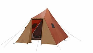 NORDISK(ノルディスク) アウトドア キャンプ テント スリュームヘルム5 ティピー型 ポールフリー ピカンテ/カシュ— 5人用 (Thrymheim 5 