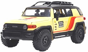 Jada Toys JUST TRACKS 1/24 トヨタ FJ クルーザー グロスイエロー/ブラック 完成品
