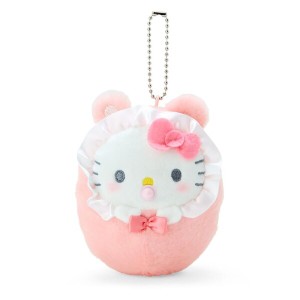 サンリオ マスコットホルダー ハローキティ キティちゃん hello kitty 10×7.3×4cm おくるみベビーマスコット キャラクター 978655 SANR