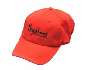 メガバス(Megabass) MEGABASS FIELD CAP BRUSH LOGO RED/BLK
