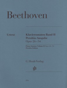 楽譜 （834）ベートーヴェン:ピアノ・ソナタ全集 第2巻: Op.26-Op.54/原典版/ペライア & Gertsch編/ペライア運指 ／ ヘンレー