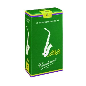 Vandoren バンドレン JAVA 【硬さ：3】【緑JAVA】 サックスリード アルトサックス用 【国内正規品】