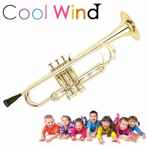 Cool Wind クールウィンド TR-200 ゴールド プラスチックトランペット プラ管 プレゼント キッズ 子供 初心者 楽器 おもちゃ