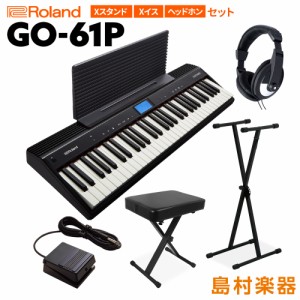 Roland ローランド GO-61P 61鍵盤 Xスタンド・Xイス・ヘッドホンセット GO61P