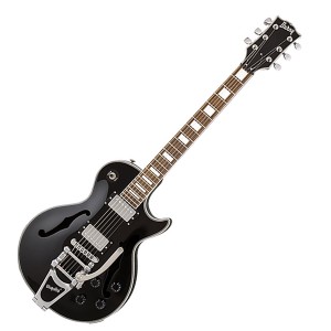 Burny バーニー BLC-90 BLK ブラック エレキギター セミホロウ レスポール ビグスビー搭載 