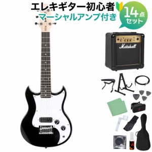 VOX ボックス SDC-1 MINI BK (Black) ミニエレキギター初心者14点セット 【マーシャルアンプ付き】 ミニギター トラベルギター ショート