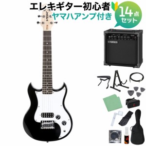 VOX ボックス SDC-1 MINI BK (Black) ミニエレキギター初心者14点セット 【ヤマハアンプ付き】 ミニギター トラベルギター ショートスケ