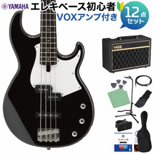 YAMAHA ヤマハ BB234 BL (ブラック) ベース 初心者12点セット 【VOXアンプ付】 BB200シリーズ Black