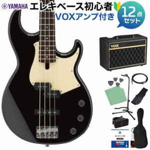 YAMAHA ヤマハ BB434 BL (ブラック) ベース 初心者12点セット 【VOXアンプ付】 BB400シリーズ Black