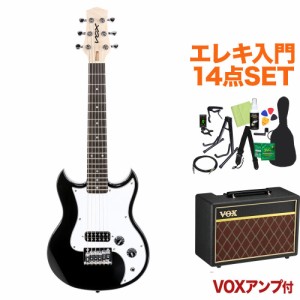 VOX ボックス SDC-1 MINI BK (Black) ミニエレキギター初心者14点セット 【VOXアンプ付き】 ミニギター トラベルギター ショートスケール