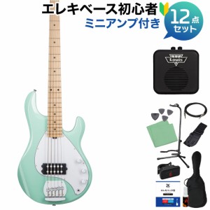 STERLING by Musicman スターリン STINGRAY RAY5 MG 5弦ベース初心者12点セット 【ミニアンプ付】 アクティブ 