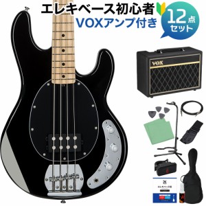 STERLING by Musicman スターリン STINGRAY RAY4 BK ベース 初心者12点セット 【VOXアンプ付】 SUB RAY4