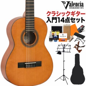 Valencia バレンシア VC202 1/2 クラシックギター初心者14点セット 1/2サイズ 530mmスケール 