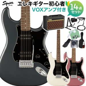 Squier by Fender スクワイヤー / スクワイア Affinity Series Stratocaster HH Laurel Fingerboard Black Pickguard エレキギター初心者