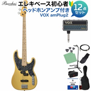 Bacchus バッカス BTB-PJ/M/MH BBD ベース 初心者12点セット 【ヘッドホンアンプ付】 PJタイプ 