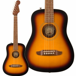 Fender フェンダー Redondo Mini Sunburst ミニアコースティックギター ミニギター 小型 サンバースト ギグバッグ付属 California カリフ