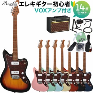 Bacchus バッカス BJM-1-RSM/M エレキギター初心者14点セット 【VOXアンプ付き】 ローステッドメイプルネック 