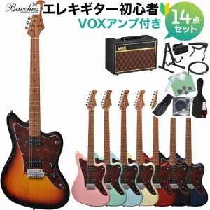 Bacchus バッカス BJM-3-RSM/M エレキギター初心者14点セット 【VOXアンプ付き】 ローステッドメイプルネック 